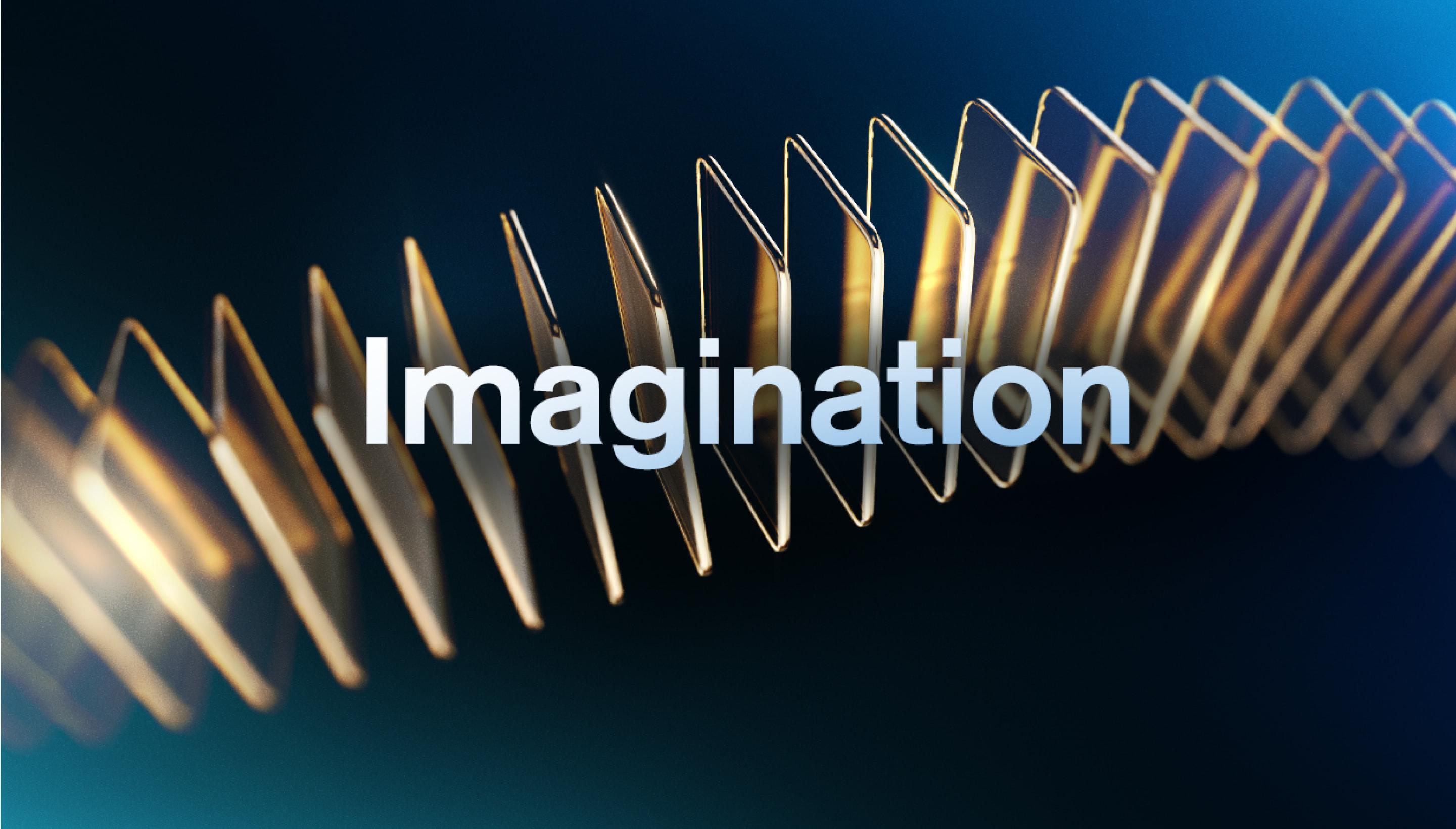 Disney Upfront Tiles with the word Imagination Disney Upfront Tiles with the word Imagination