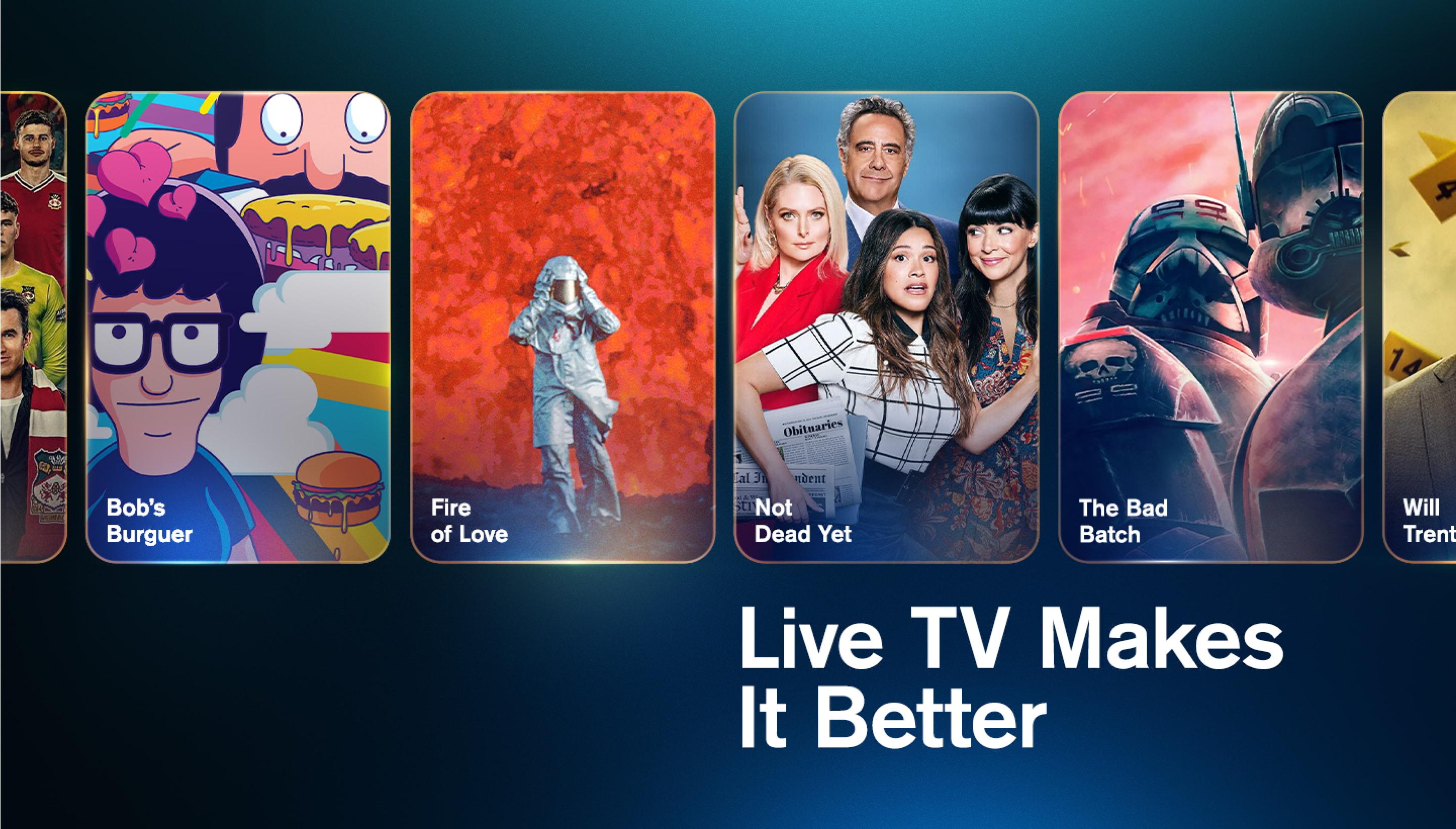 Disney, live TV makes it better Disney, live TV makes it better