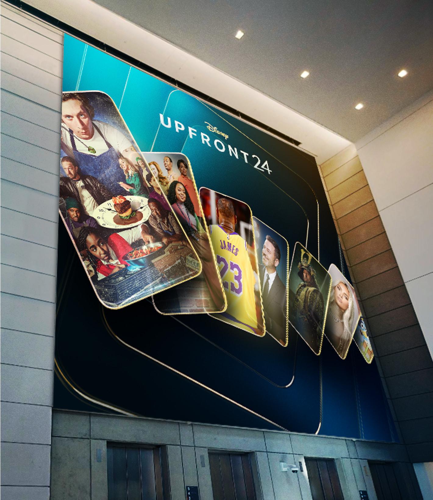 Upfront 24 banner displayed on the event Upfront 24 banner displayed on the event