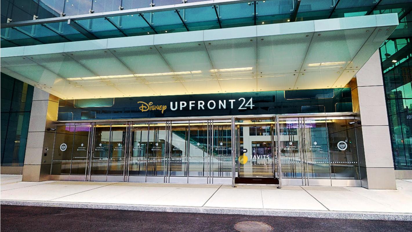 Upfront 2024 building entrance Upfront 2024 building entrance